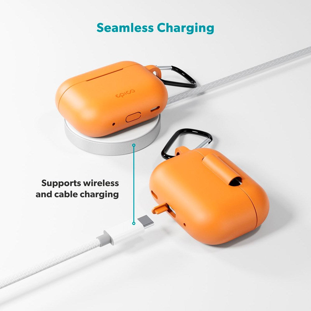 Epico - Apple AirPods Pro (3. gen.) Outdoor Silicone Cover - Orange