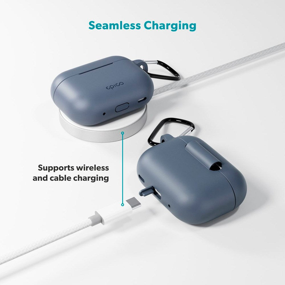 Epico - Apple AirPods Pro (3. gen.) Outdoor Silicone Cover - Blå