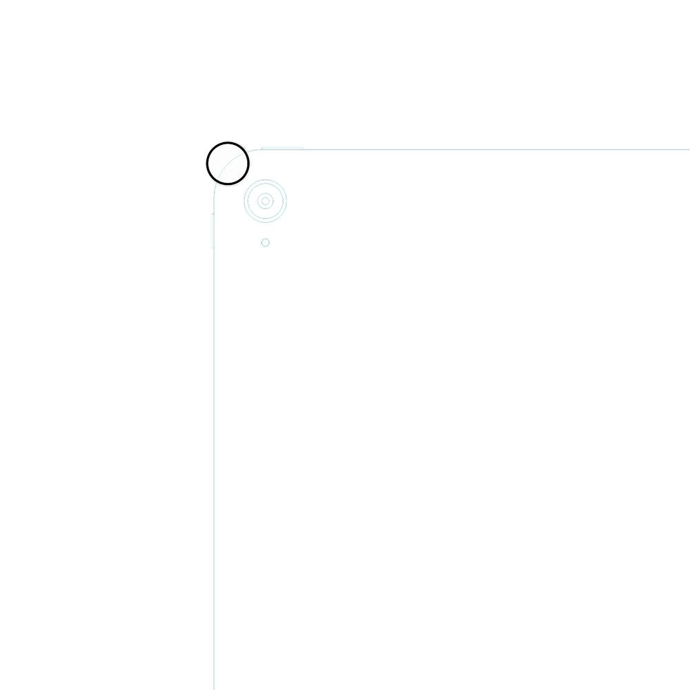 Epico - iPad 11" (2025) / 10.9" (2024 / 2020) / Mini (2021) / Air 13" (2025 / 2024) / Air 11" (2025 / 2024) / Air (2020) Kameralinsebeskyttelsesglas m. Installationsramme - Gennemsigtig