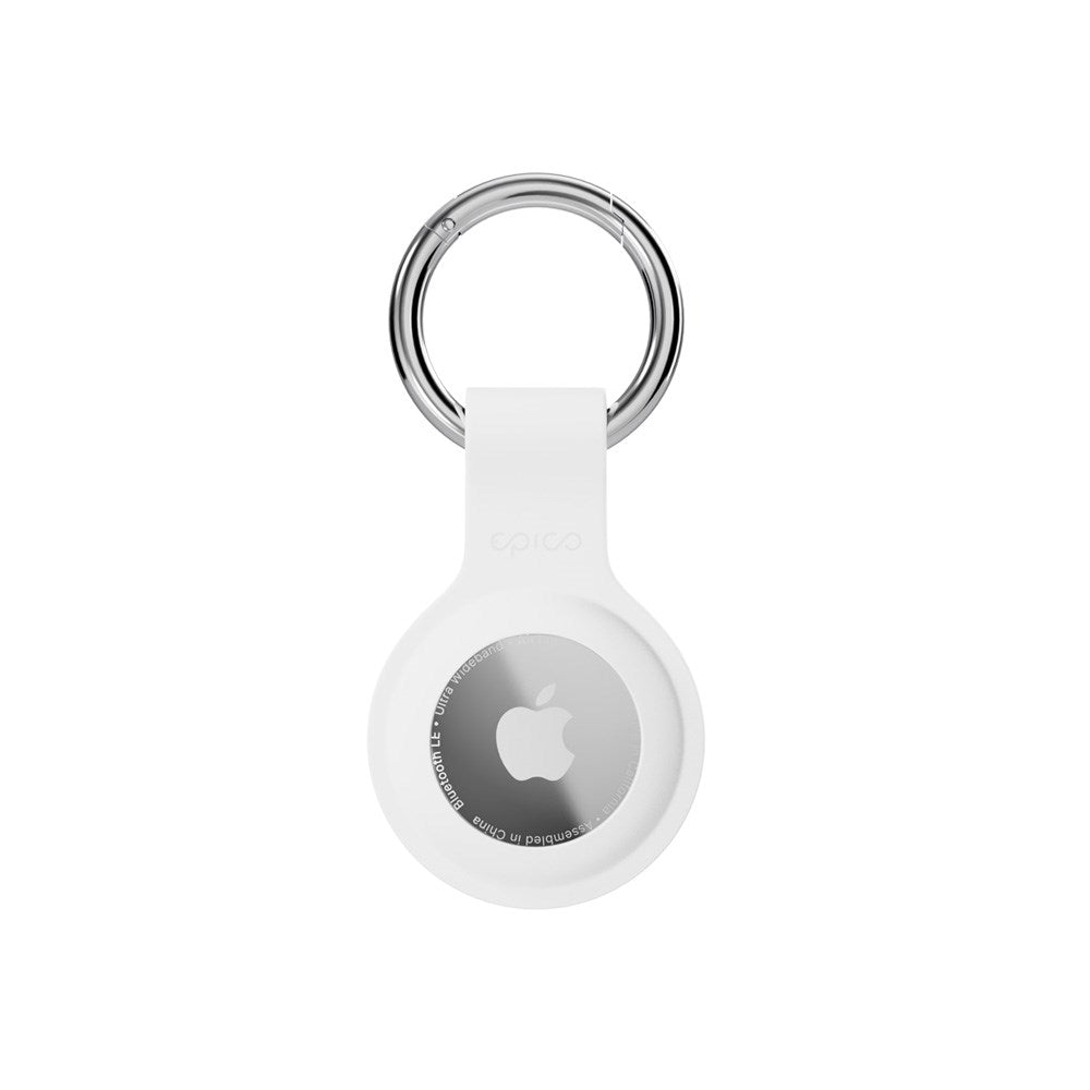 Epico Silikone Cover til Apple AirTag 1. & 2. Gen. - Hvid