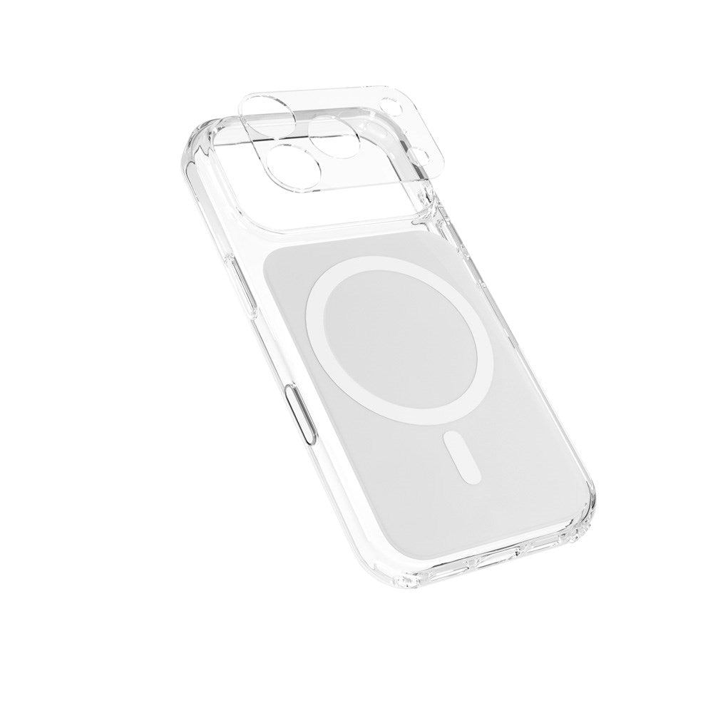 Epico iPhone 17 Pro Max Tile Mag+ Bagside Cover - MagSafe Kompatibel - Gennemsigtig / Hvid