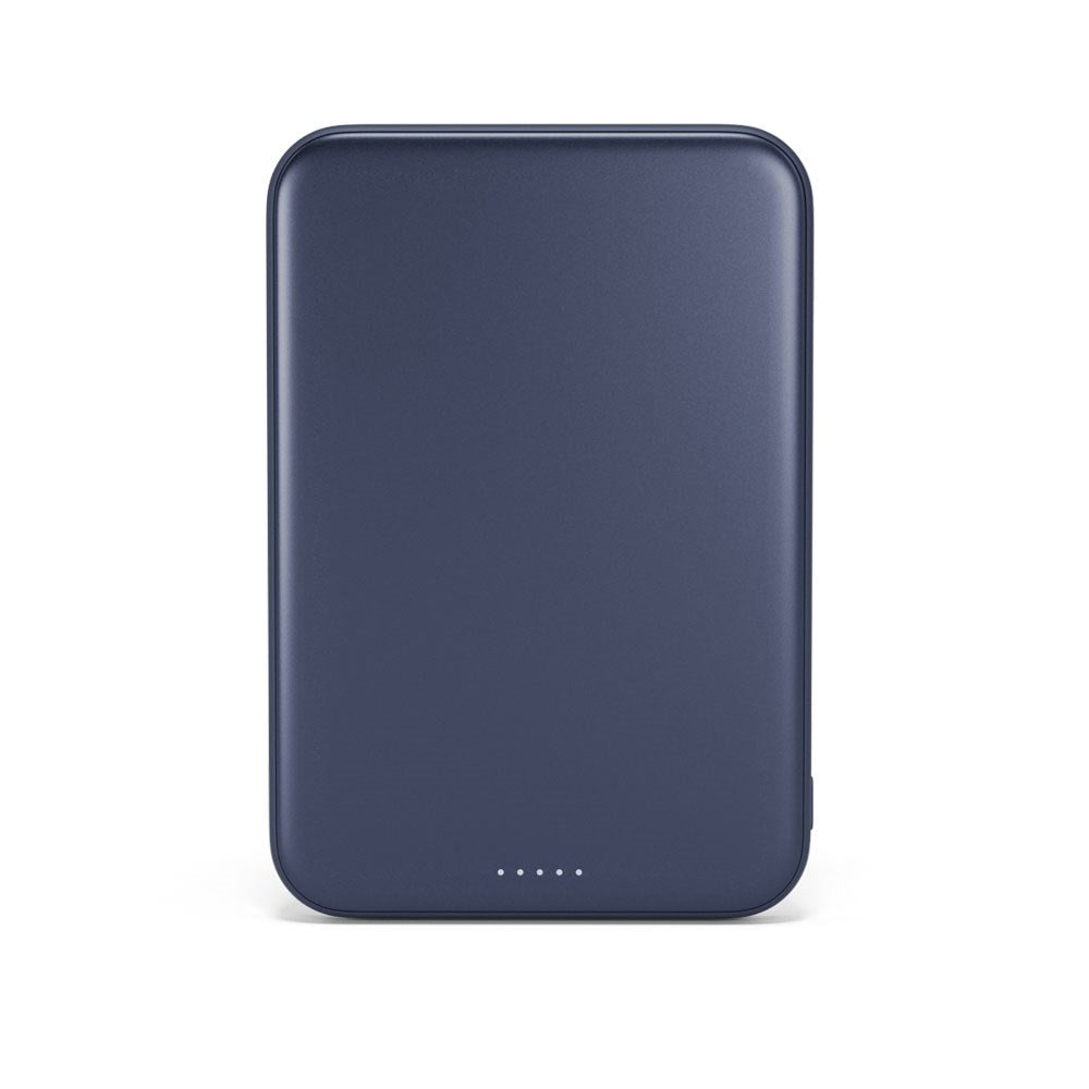 Epico UltraPack EM55 Trådløs PowerBank - 25W & 5000 mAh - Qi2 / MagSafe Kompatibel - Blå