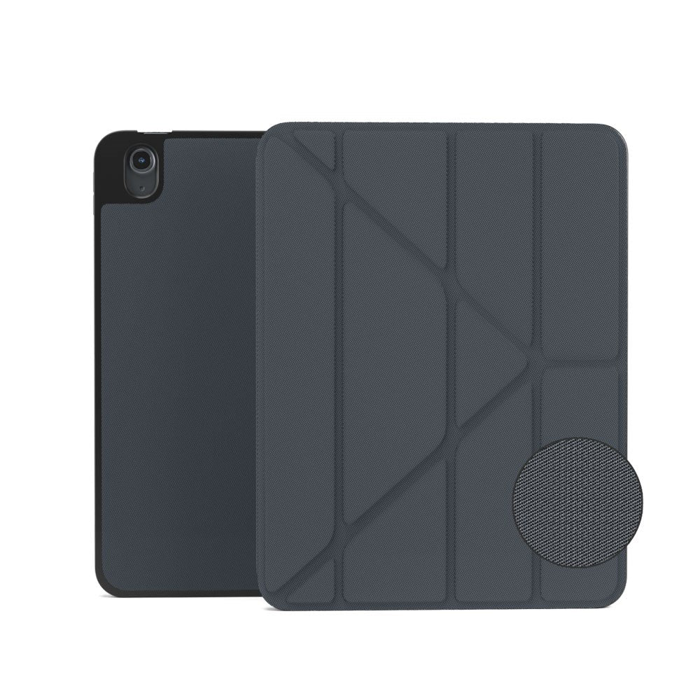 iPad 11" (2025) / 10.9" (2024 / 2022) Epico SolidWoven Flip Cover m. Ståfunktion - Sort