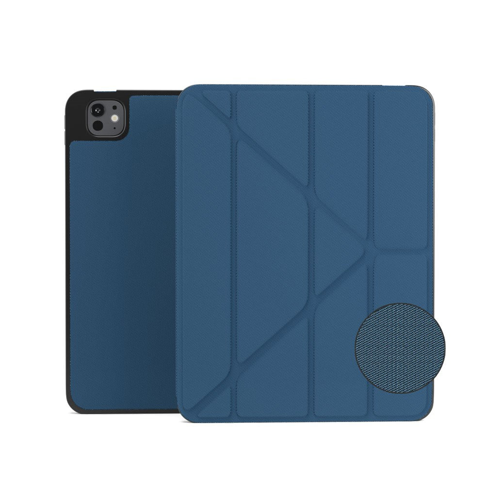 iPad Air 11-10.9" (2026-2020) / Pro 11" (2022-2018) Epico SolidWoven Flip Cover m. Ståfunktion - Blå