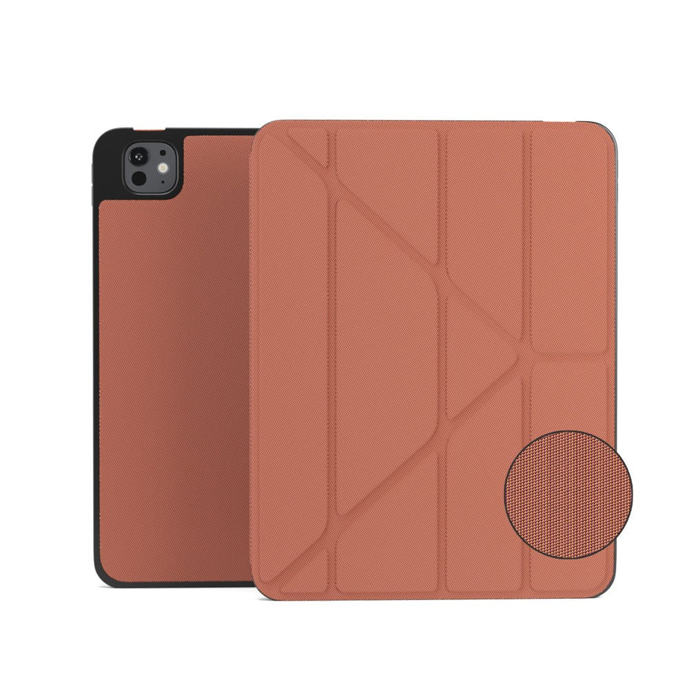 iPad Air 11-10.9" (2026-2020) / Pro 11" (2022-2018) Epico SolidWoven Flip Cover m. Ståfunktion - Sienna