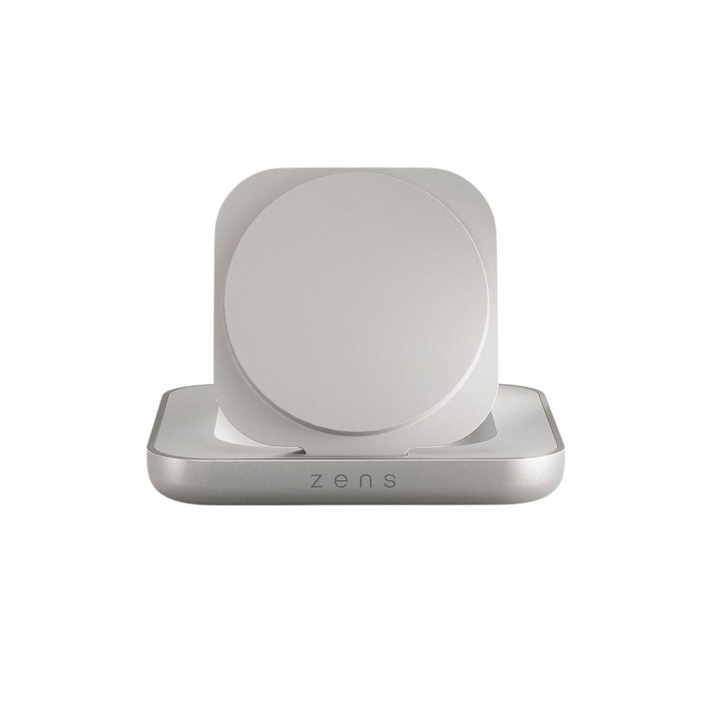 ZENS Qi2 Magnetisk Trådløs Oplader - 15W - MagSafe Kompatibel - Hvid
