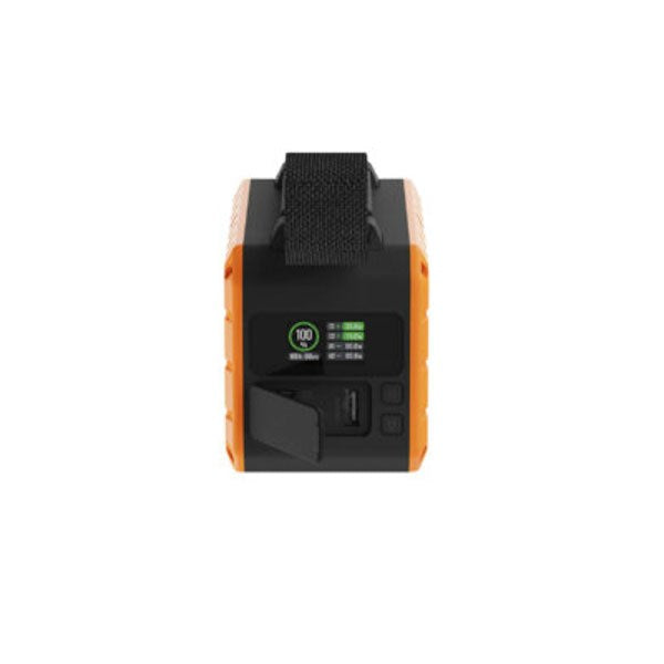 Xtorm 100W Rugged PowerBank - 1x USB-A & 2x USB-C - 40.000 mAh - Sort / Orange