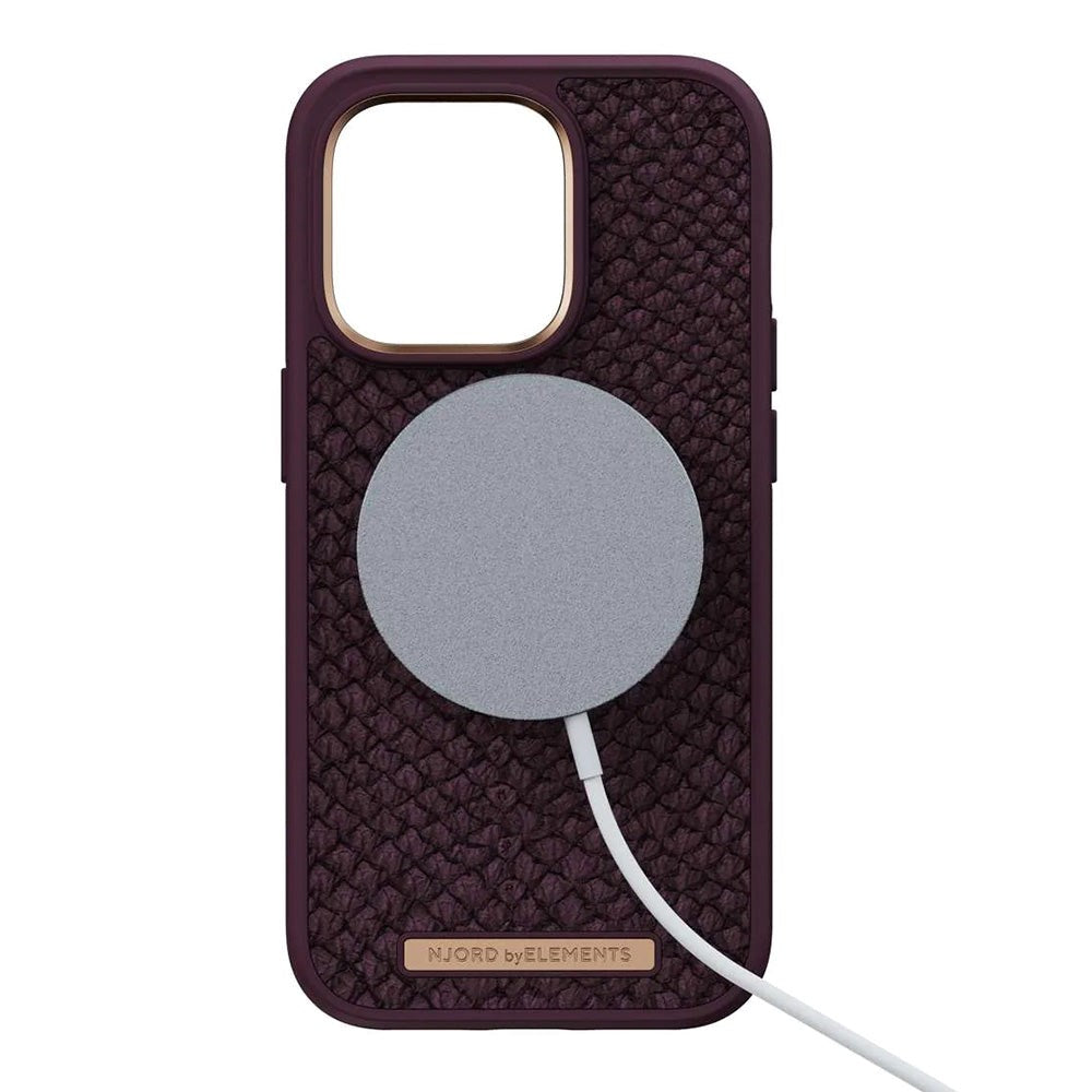 iPhone 14 Pro Njord by Elements Cover - MagSafe Kompatibel - Eldur / Brun