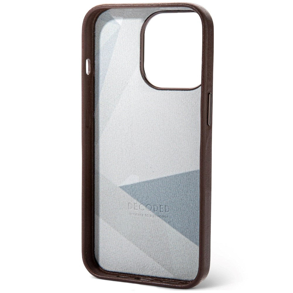 Decoded iPhone 13 Pro Læder Bagside Cover - MagSafe Kompatibel - Brown