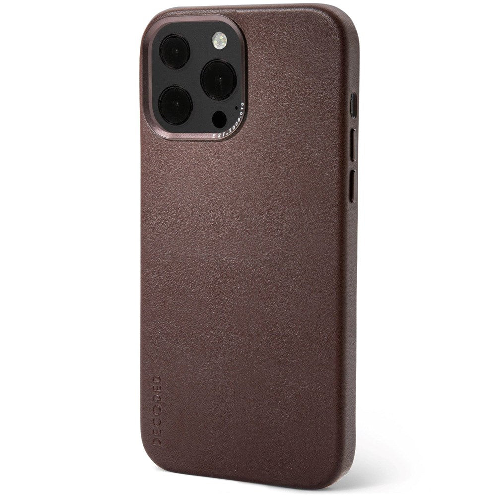 Decoded iPhone 13 Pro Læder Bagside Cover - MagSafe Kompatibel - Brown
