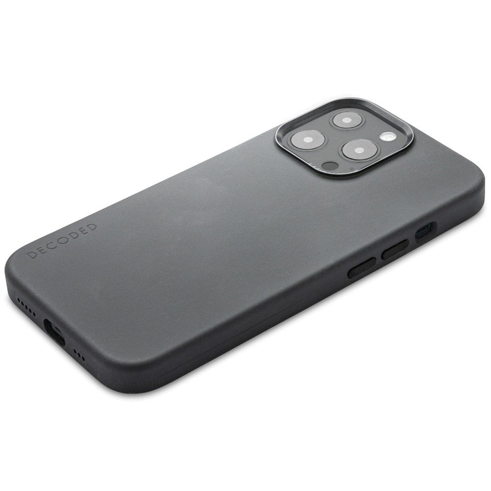 Decoded iPhone 13 Pro AntiMicrobial Silikone Bagside Cover - MagSafe Kompatibel - Charcoal