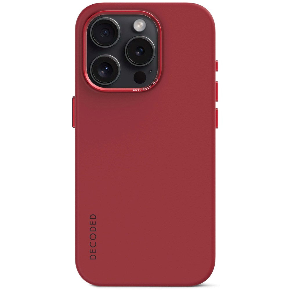 Decoded iPhone 15 Pro AntiMicrobial Silikone Bagside Cover - MagSafe Kompatibel - Astro Dust