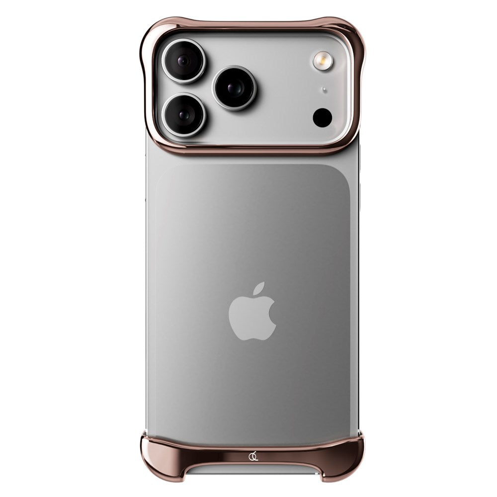 Arc Pulse Aluminum Bumper Cover - iPhone 17 Pro Max - Rose Bronze