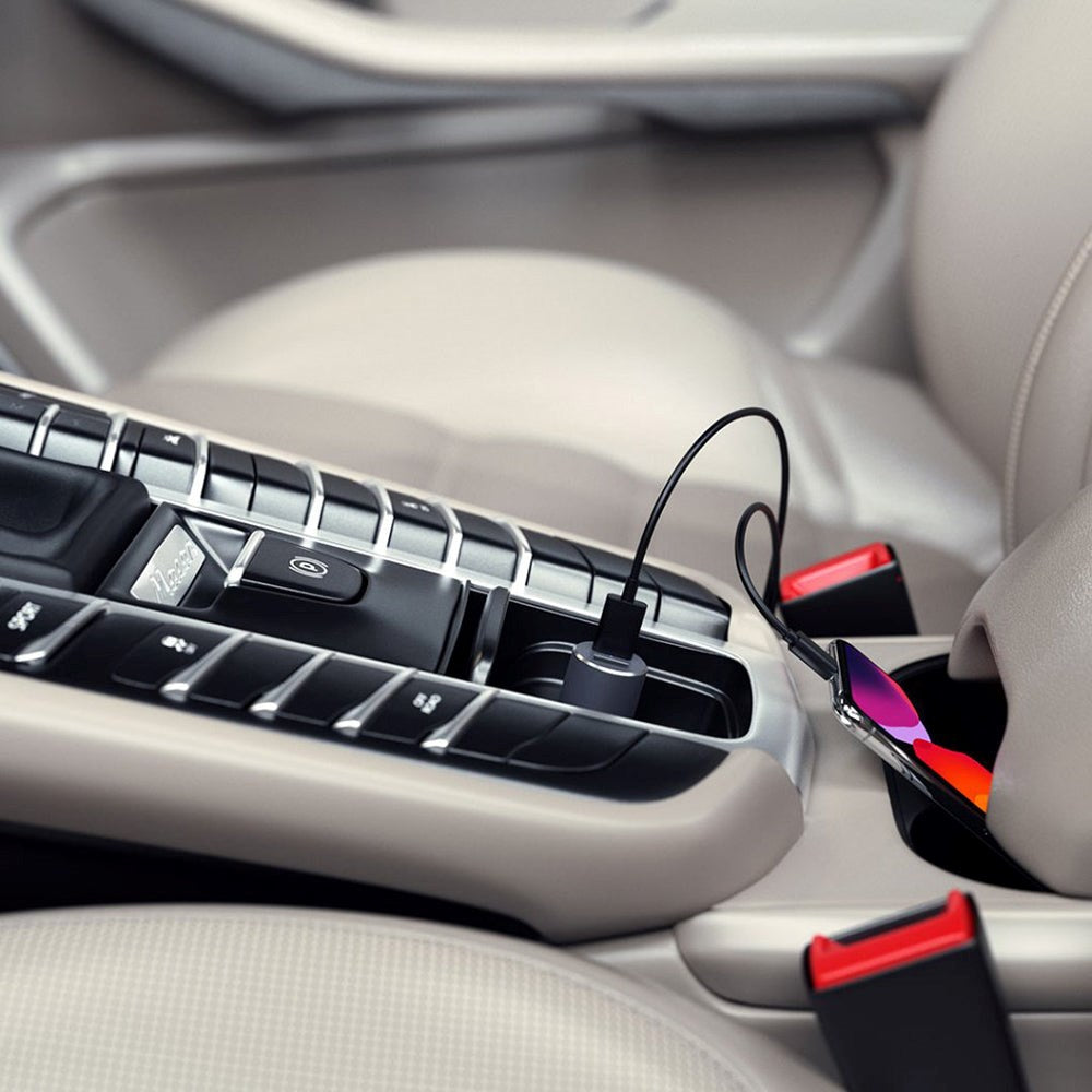 Satechi Power Delivery 72W Billader m. USB-A & USB-C - Space Grey