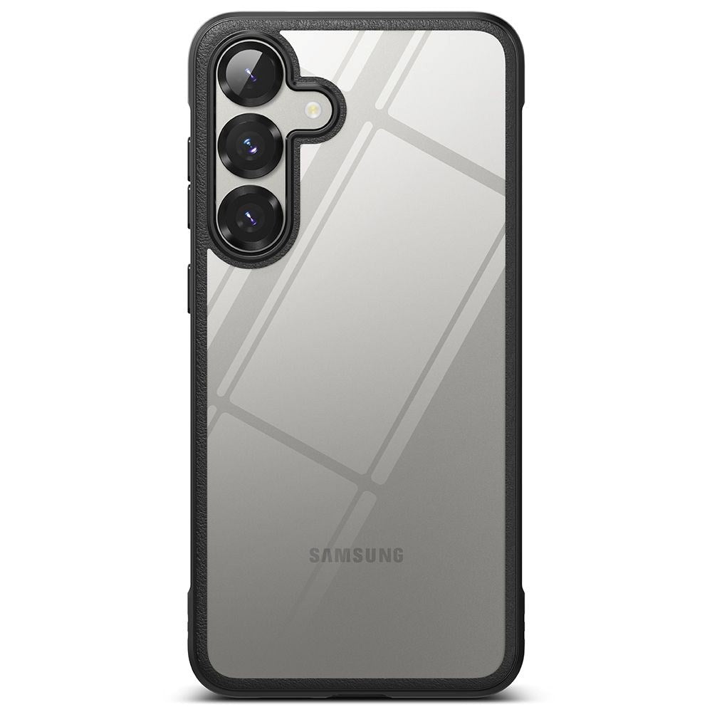 Ringke Fusion Bold Samsung Galaxy S25 Hybrid Cover - Gennemsigtig / Sort