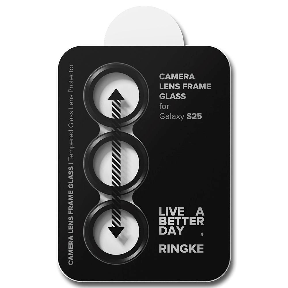 Ringke Kameralinsebeskyttelsesglas - Samsung Galaxy S25 - 2 stk - Sort