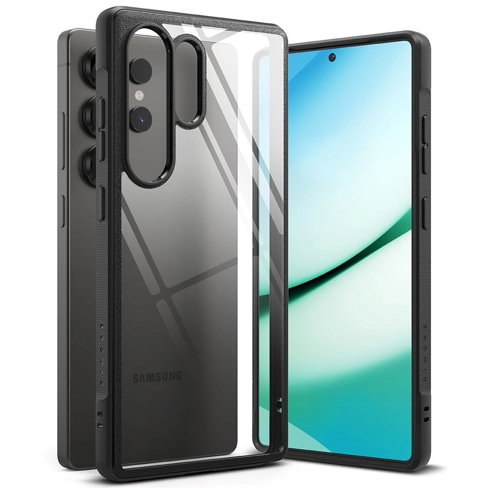 Ringke Fusion Bold Samsung Galaxy S25 Ultra Hybrid Deksel - Gjennomsiktig / Svart