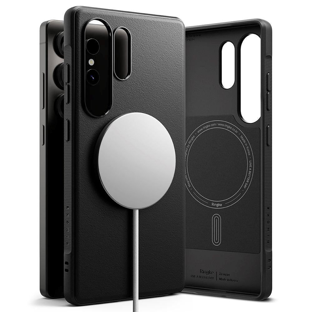 Ringke Onyx plastdeksel - Samsung Galaxy S25 Ultra - MagSafe-kompatibel - Svart