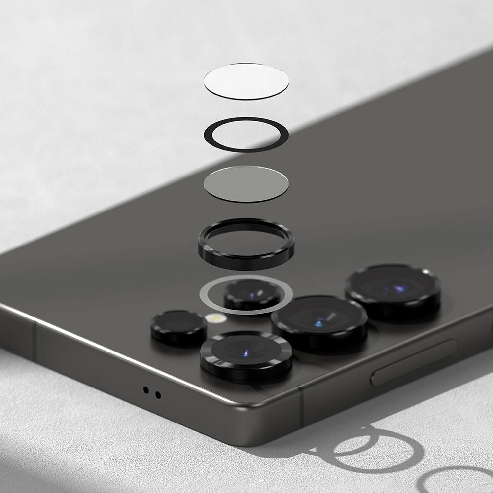 Ringke Kameralinsebeskytter Glass - Samsung Galaxy S25 Ultra - 2 stk - Sort