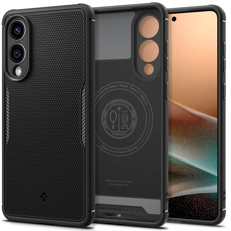 Spigen - Samsung Galaxy S25 Edge Core Armor Cover - MagSafe Kompatibel - Mat Sort