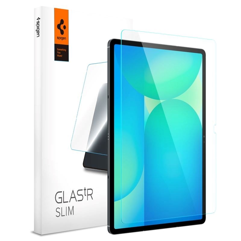 Spigen Samsung Galaxy Tab S10 FE+ (Plus) Glas.tr Slim Skærmbeskyttelse - Gennemsigtig