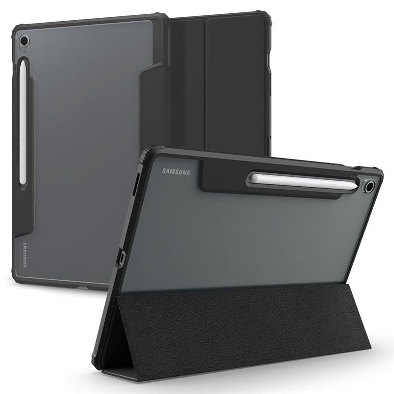 Samsung Galaxy Tab S10 FE+ (Plus) Spigen Hybrid Pro Flip Cover - Sort