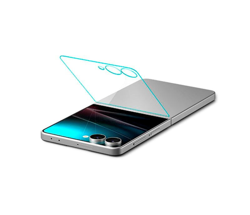 Samsung Galaxy Z Flip7 - Spigen Glass tR EZ Fit HD - 2 stk - Gennemsigtig