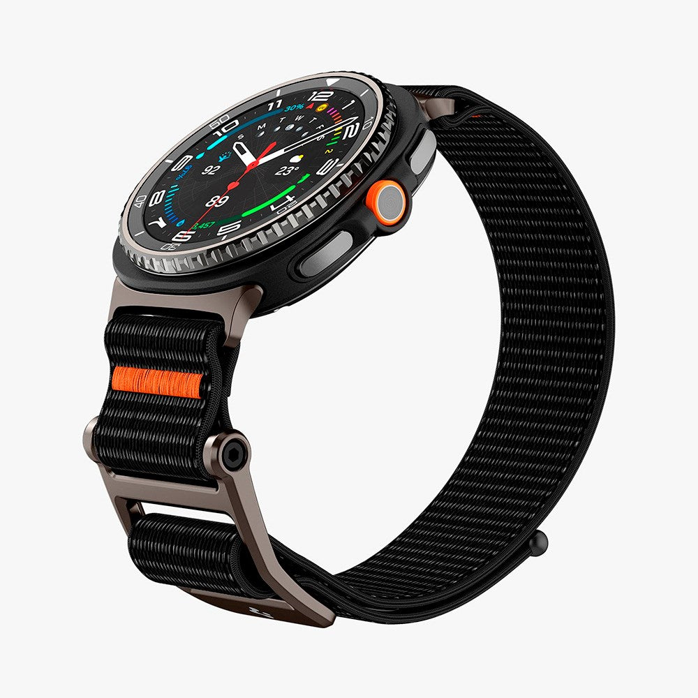 Samsung Galaxy Watch 8 / 8 Classic (40 / 44 / 46mm) Spigen DuraPro Flex Smartwatchrem - Sort
