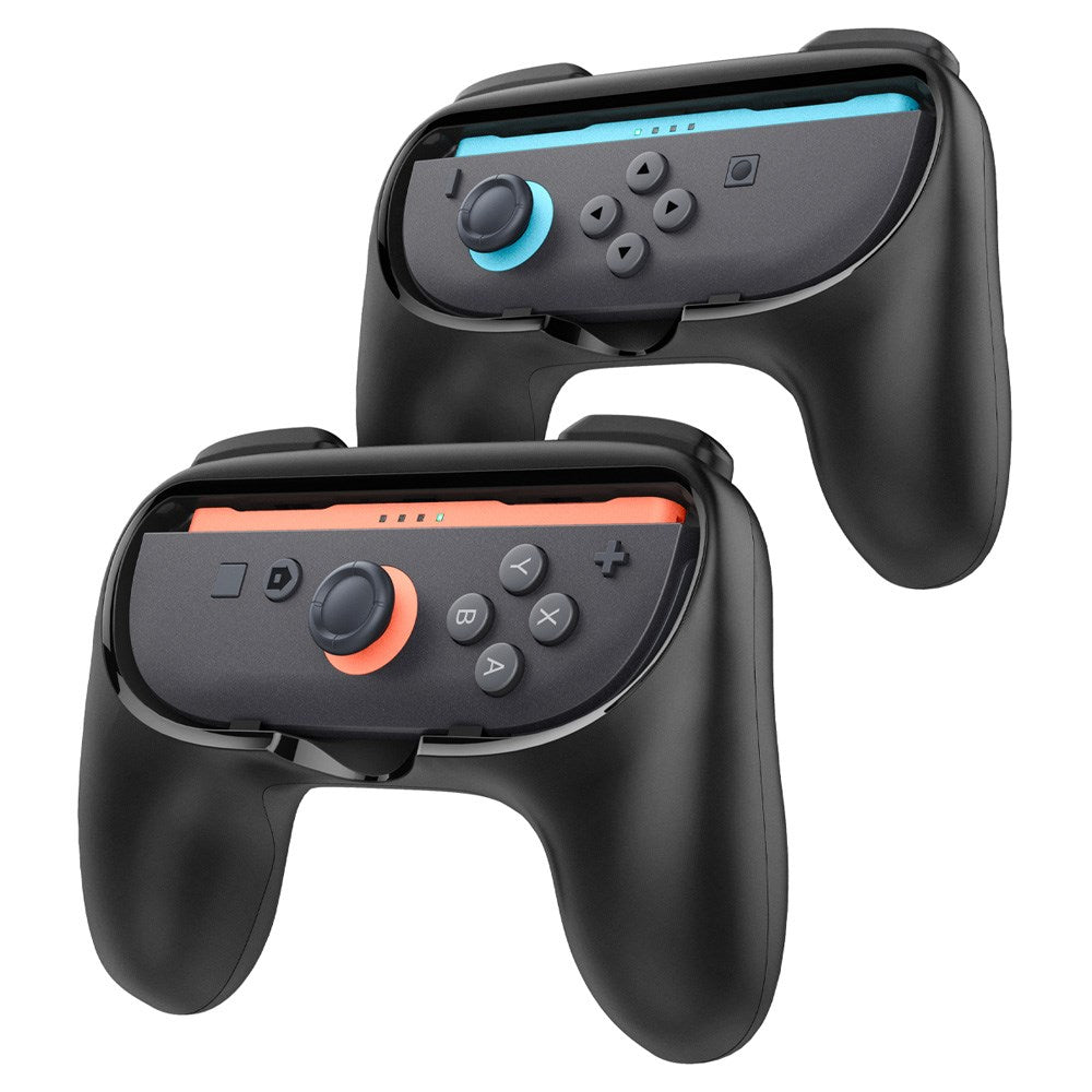 Spigen Nintendo Switch 2 Joy Con Grip - 2 stk - Sort