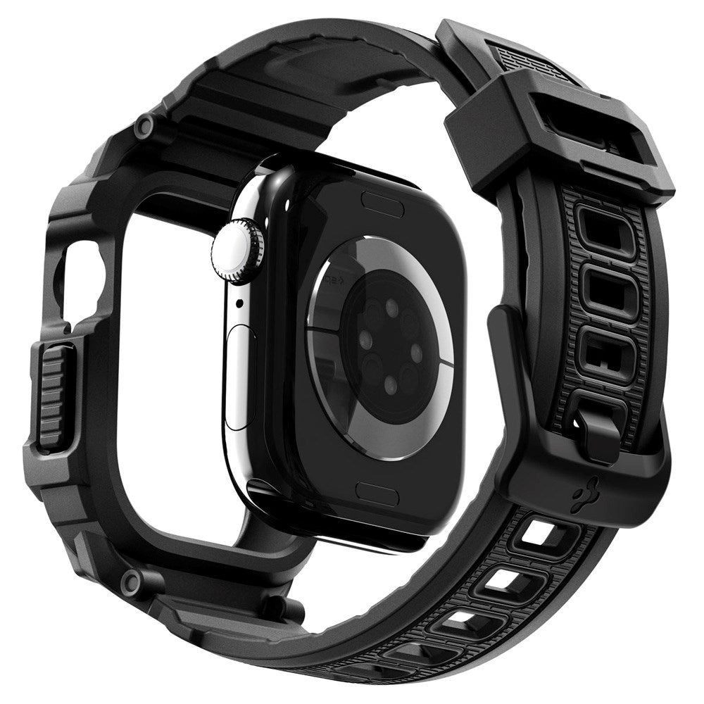 Spigen Apple Watch 11 (46mm) Rugged Armor Pro 2 Cover & Rem - Sort