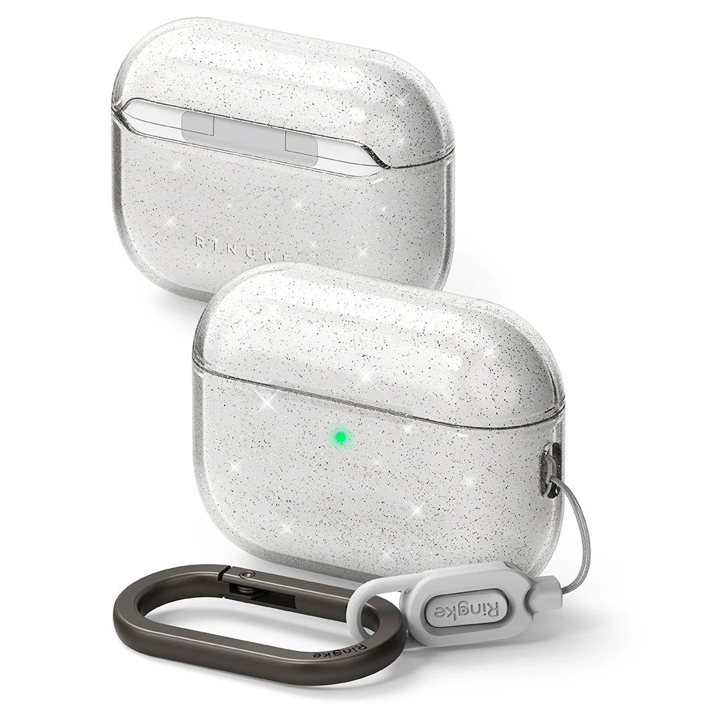Ringke Air Cover - Apple AirPods Pro (3. gen.) - Gennemsigtig / Glitter
