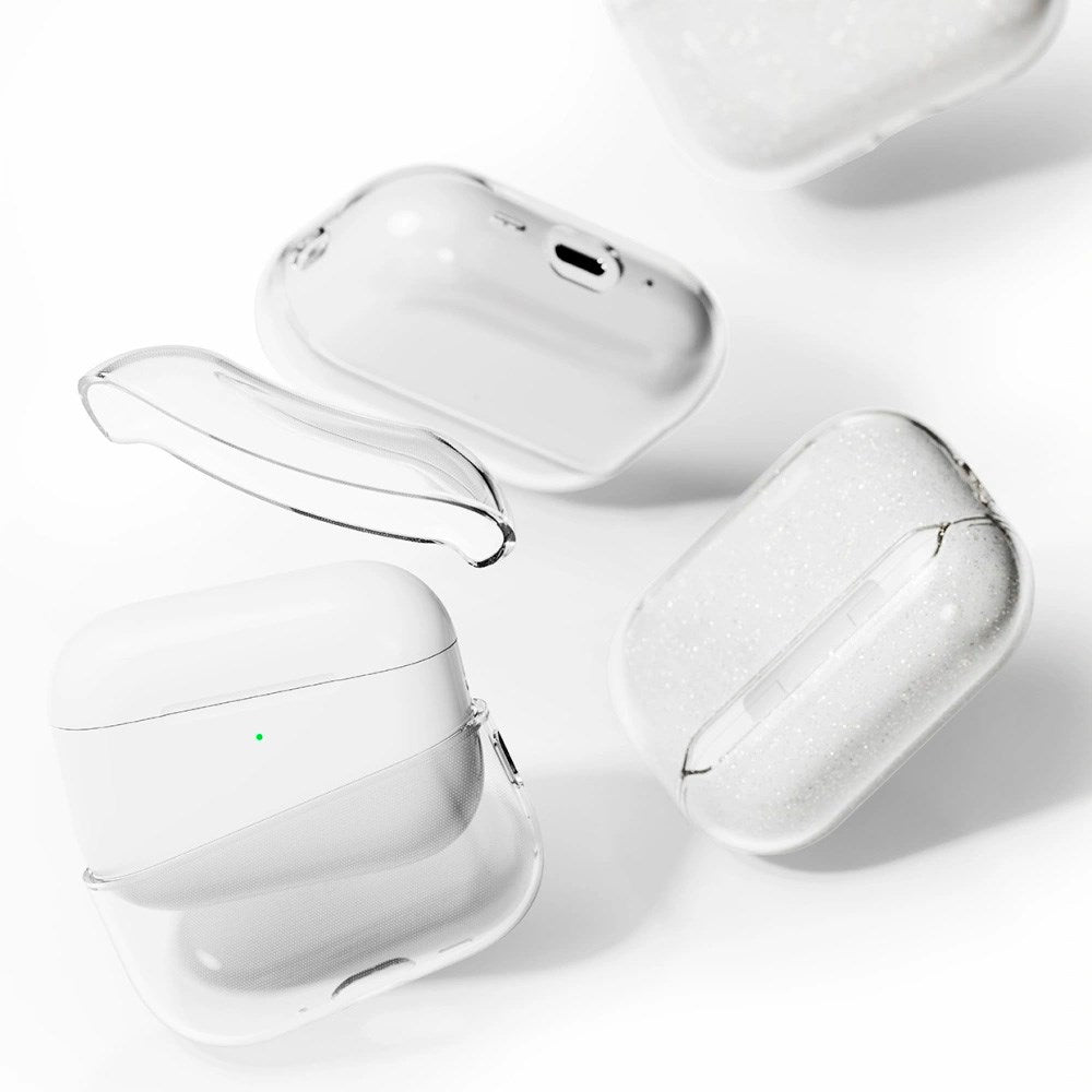 Ringke Air Cover - Apple AirPods Pro (3. gen.) - Gennemsigtig / Glitter