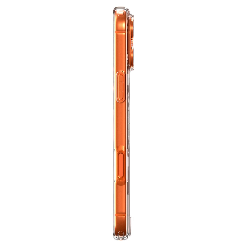 Spigen iPhone 17 Pro Ultra Hybrid Bagside Cover - MagSafe Kompatibel - Gennemsigtig / Orange