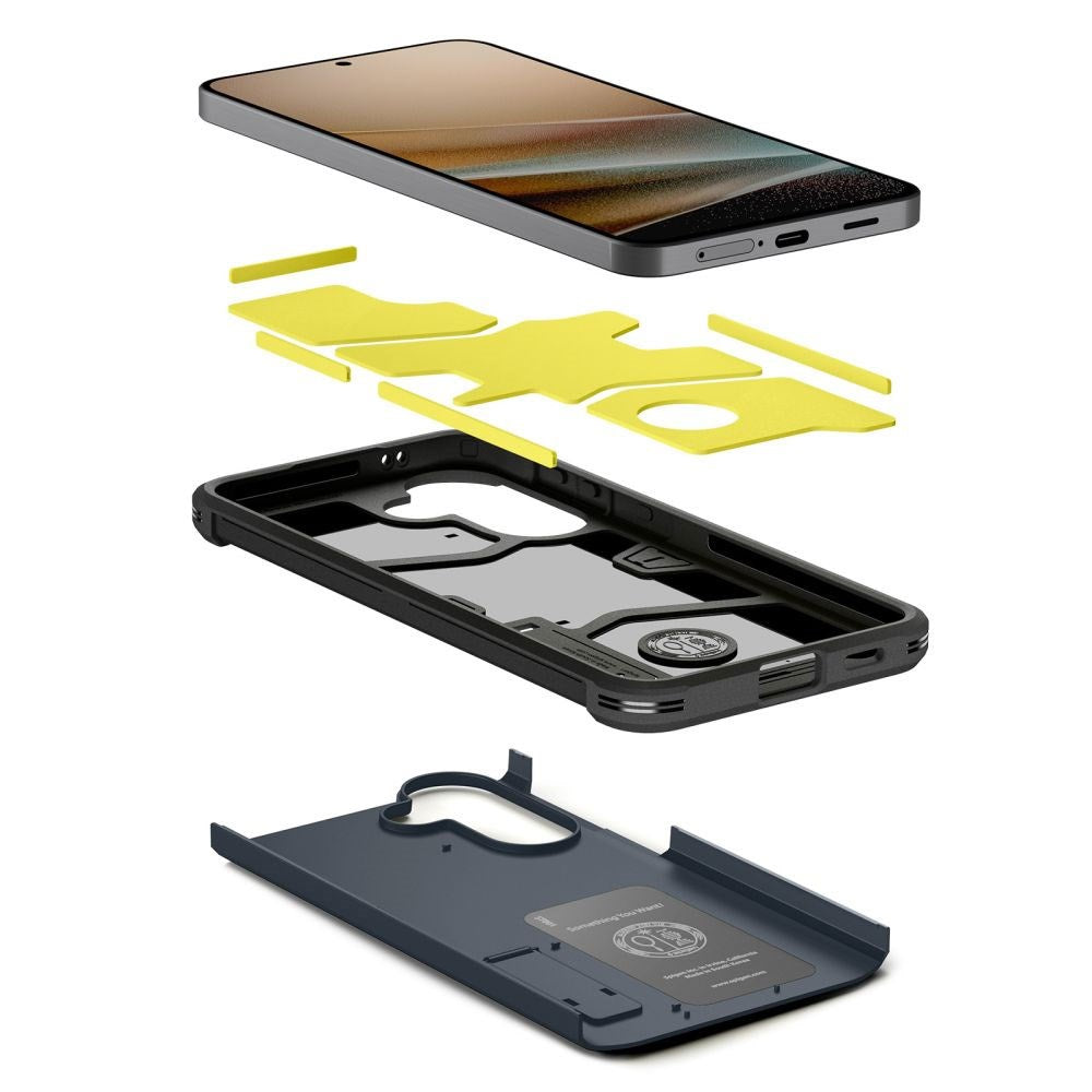 Samsung Galaxy A57 Spigen Tough Armor T Case m. Kickstand - Blå