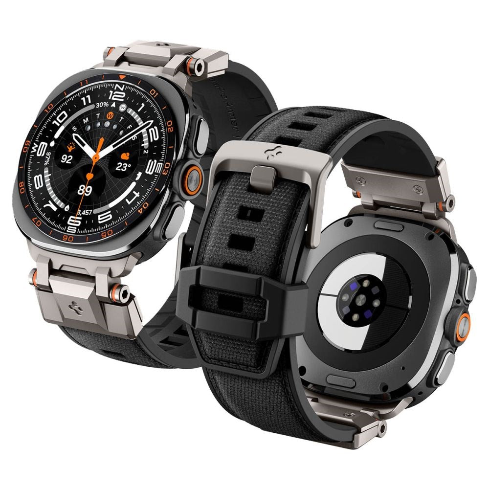 Samsung Galaxy Watch Ultra 2 / Ultra (47mm) Spigen DuraPro Armor Smartwatch Rem - Sort