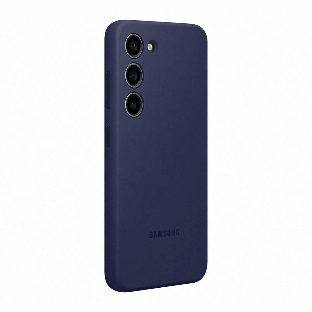 Original Samsung Galaxy S23 Silikone Bagside Cover - Blå (EF-PS911TNEGWW)