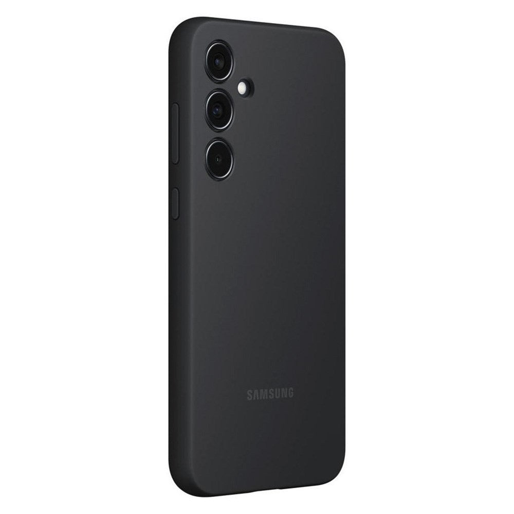 Originalt Samsung Galaxy A35 (5G) silikon bakdeksel - svart (EF-PA356TBEGWW))
