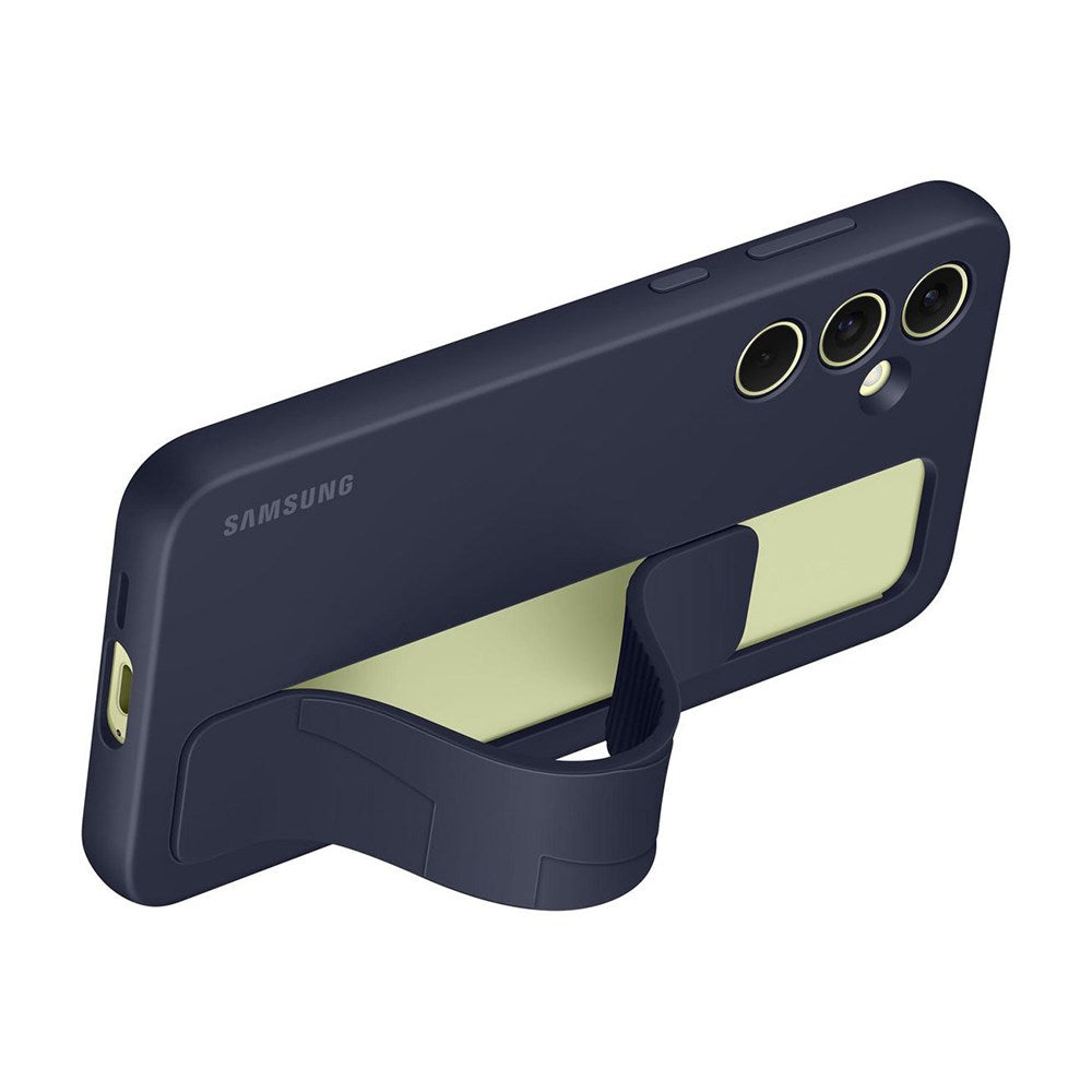 Originalt Samsung Galaxy A55 (5G) bakdeksel med stående grep - blå (EF-GA556TBEGWW)