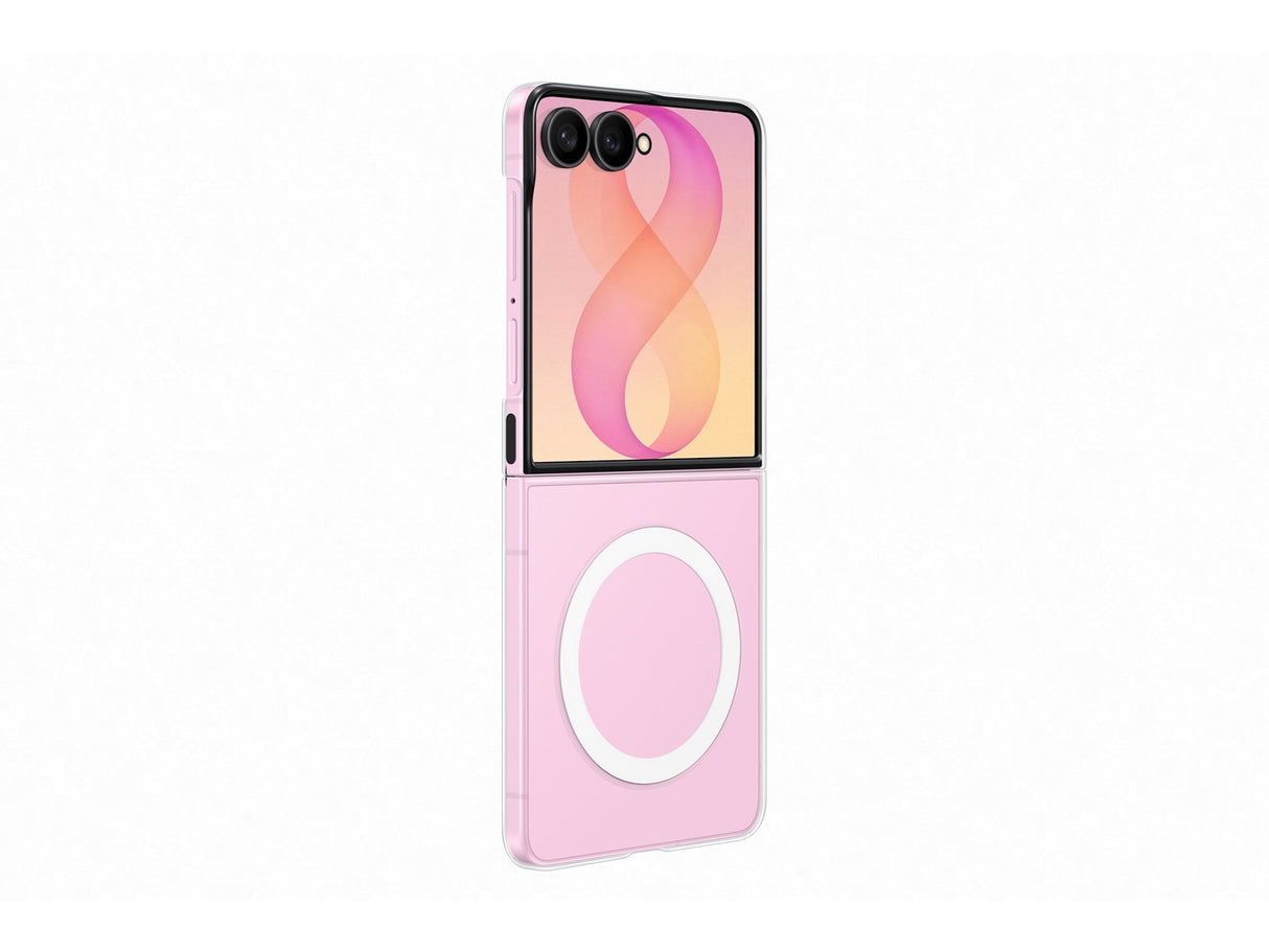 Original Samsung Galaxy Z Flip8 Clear Magnet Cover - Transparent