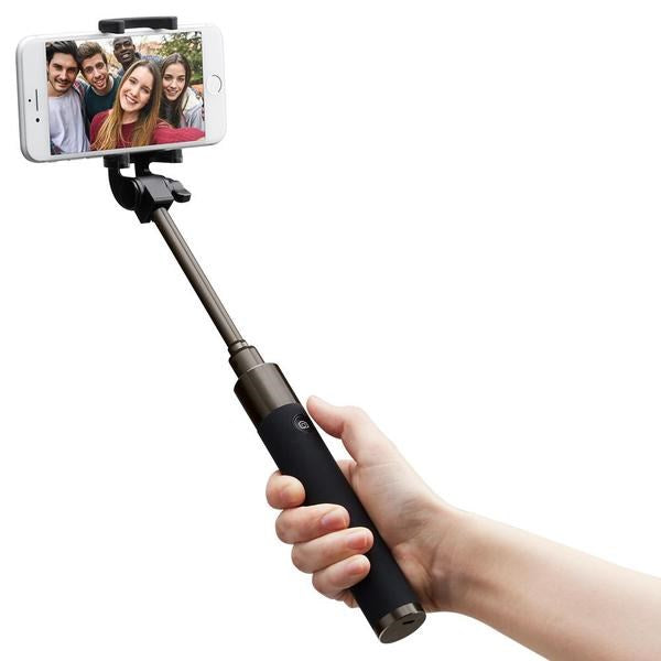 Spigen S530W Selfie Stick Bluetooth - Selfie Stang w. Knapputløser - Svart