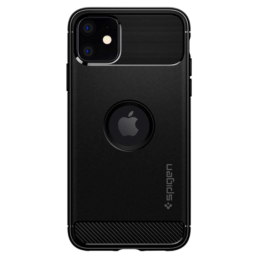 iPhone 11 Spigen Rugged Armor Bakdeksel - Svart