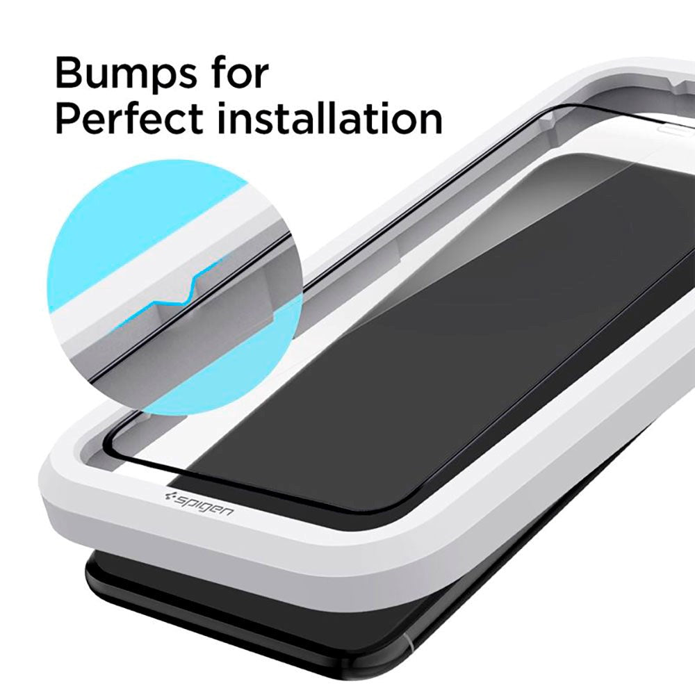 iPhone 11 Pro Spigen skjermbeskytter - Black Edge