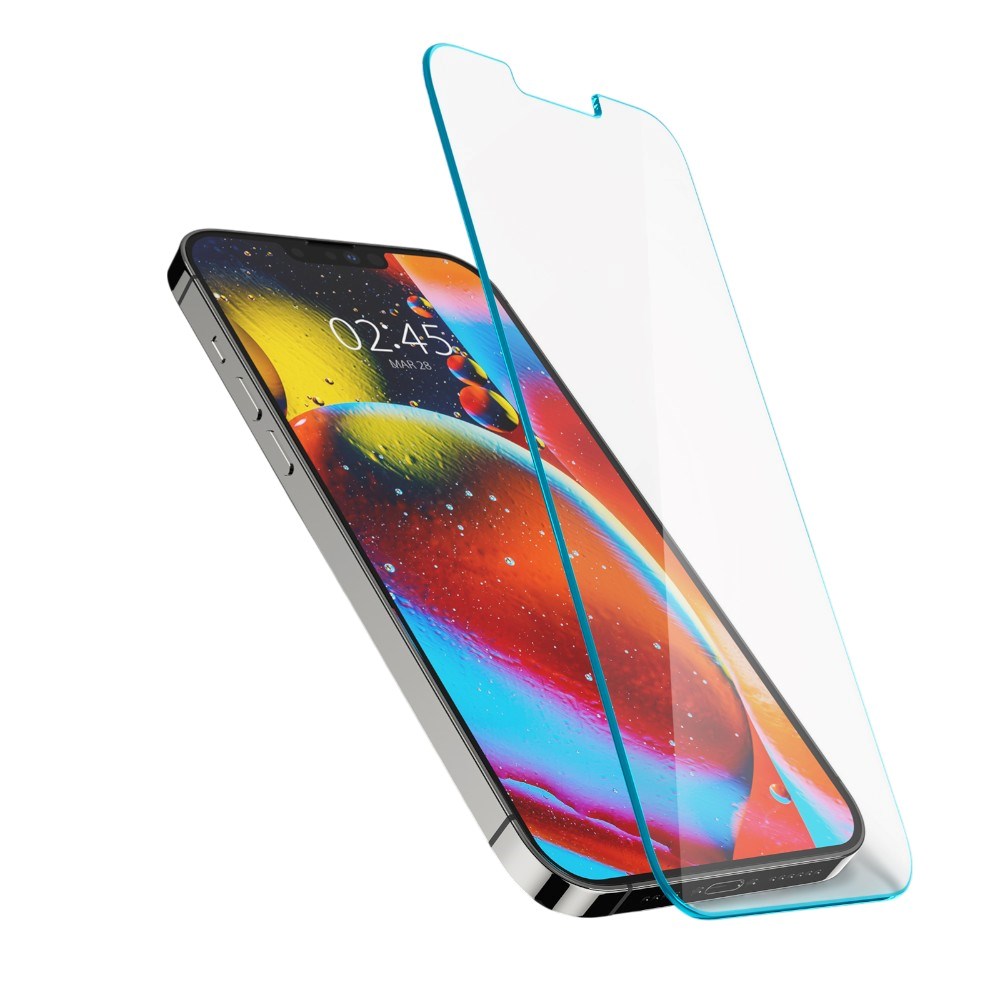 Spigen Glas.tr iPhone 16e / 14 / 13 / 13 Pro Hærdet Skærmbeskyttelsesglas - Gennemsigtig
