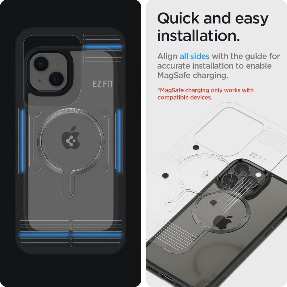 Spigen OneTap MagSafe-kompatibel ringadapter - svart