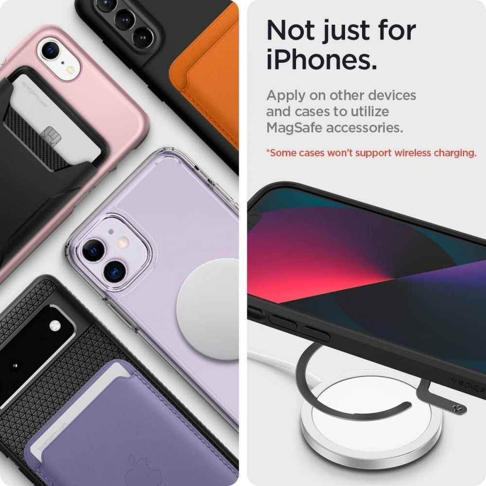 Spigen OneTap MagSafe-kompatibel ringadapter - svart