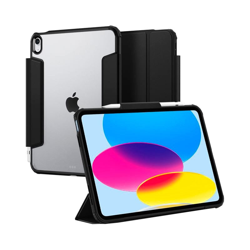 iPad 11" (2025) / iPad 10,9" (2024/2022) Spigen Ultra Hybrid Pro-deksel - gjennomsiktig / svart