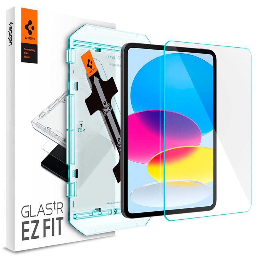 iPad 11" (2025) / iPad 10,9" (2024/2022) Spigen EZ Fit Glas.tR Skjermbeskytter - Veskevennlig - Gjennomsiktig
