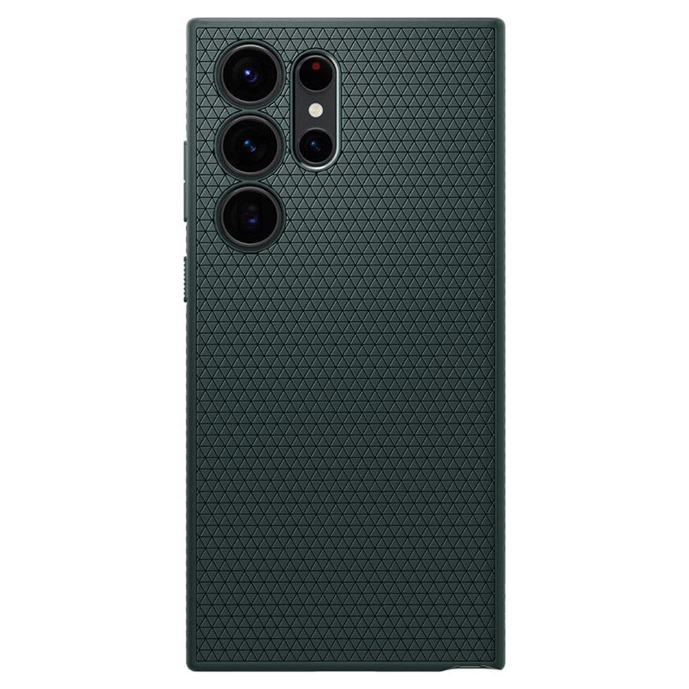 Spigen - Liquid Air fleksibelt plastdeksel - Samsung Galaxy S23 Ultra - Grønn