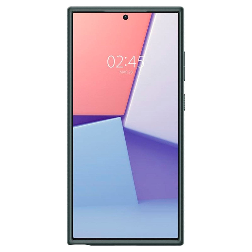 Spigen - Liquid Air fleksibelt plastdeksel - Samsung Galaxy S23 Ultra - Grønn