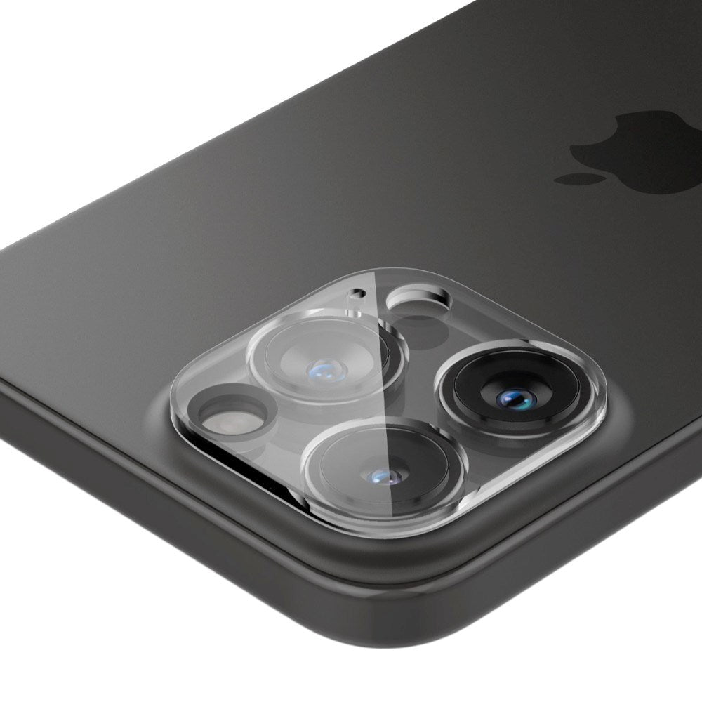 iPhone 16 Pro / 16 Pro Max / 15 Pro / 15 Pro Max / 14 Pro / 14 Pro Max Spigen Glass tR Optik Kameraglas - 2 stk - Gennemsigtig
